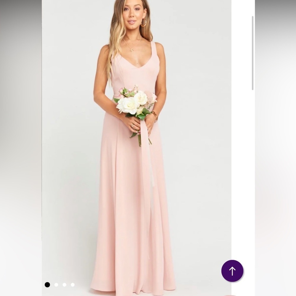 NWT Show Me Your MuMu Jenn Maxi Dress in Dusty blush
